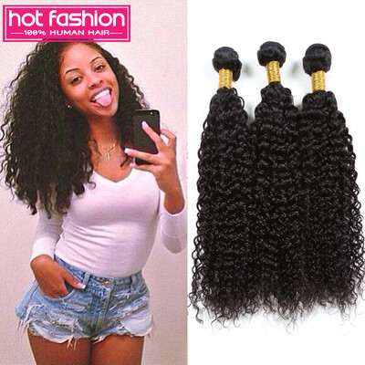 

8A Peruvian Kinky Curly Virgin Hair 3Pcs Natural Color Peruvian Curly Hair Puruvian Hair Bundles Deal 8-30 Inch Free Shipping