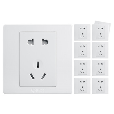 

Bull BULL switch socket G07 series is five-hole switch 86-type socket panel G07Z223 white 10 only installed
