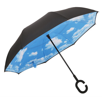 

Parkson umbrella 7103 double-decked umbrella-free umbrella double umbrella car with long-handled umbrella men&women rain&light folding large umbrella newspaper