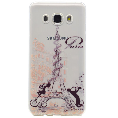

Music tower Pattern Soft Thin TPU Rubber Silicone Gel Case Cover for Samsung Galaxy J5 2016/J510