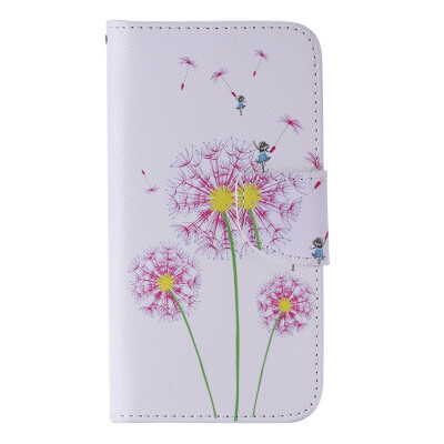 

Pink Dandelion Design PU Leather Flip Cover Wallet Card Holder Case for SAMSUNG S7EDGE