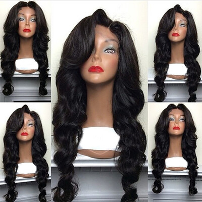 

Cheap Sale 150 Density Wavy Lace Front Human Hair Wigs For Black Women Pre Plucked Brazilian Remy Hair Honey Queen Bleached Knots