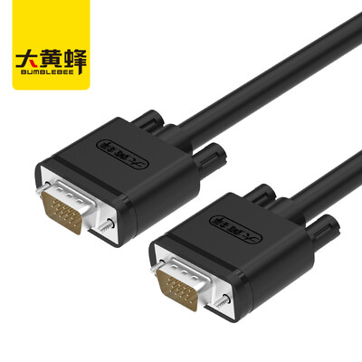 

Bumblebee BUMBLEBEE D-C510G 3 6VGA HD line computer monitor TV line extension cable 30 meters vga notebook with projector video cable black