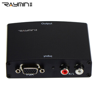 

Rui Ming RM9501 VGA to HDMI high-definition converter with audio output support 1080P HDCP