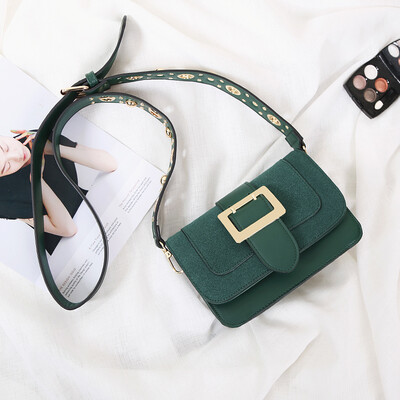 

Jiabaisi shoulder bag women Magnetic buckle Square Clutch bag Suede leather handbag with detachable Strap multipurpose Purse