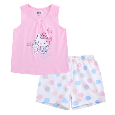 

HelloKitty Girls Vest Set Trousers Pants Outbound Kit KA722CA13P2180 Peach Powder 80