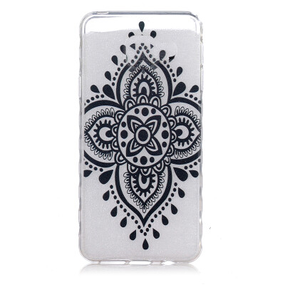 

Black Chinese knot Pattern Soft Thin TPU Rubber Silicone Gel Case Cover for SAMSUNG Galaxy A3 2016/A310