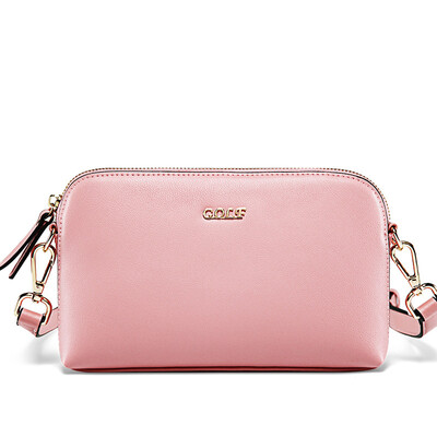 

Golf GOLF Women&39s Shoulder Bag Wear-resistant cowhide handbag fashion Messenger bag mini square bag H7BV41989J pink