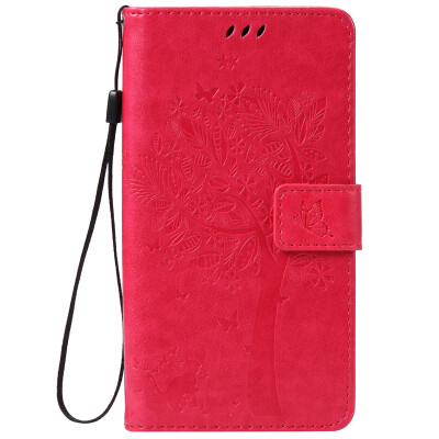

Rose Tree Design PU Leather Flip Cover Wallet Card Holder Case for SONY Z5 PLUS
