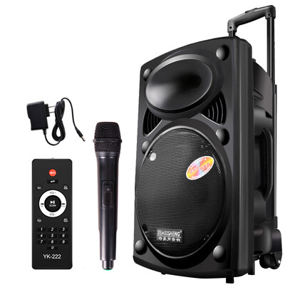 

TEMEISHENG A4-6 square dance portable Bluetooth speaker portable audio card high power amplifier