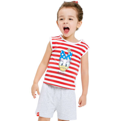 

Disney baby children's vest suit jacket pants out suit DA722CE04RT190 red red strip 90 yards
