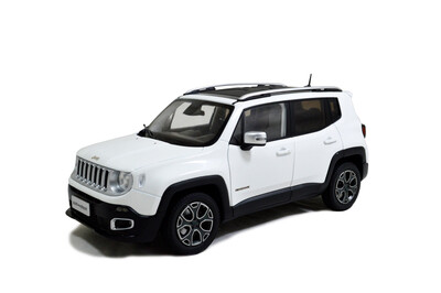 

Paudi 1:18 Scale Jeep Renegade 2016 White Diecast Model Car die-cast car