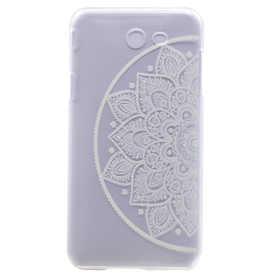 

Flower of semicircle Pattern Soft Thin TPU Rubber Silicone Gel Case Cover for SAMSUNG GALAXY J3 2017J327P