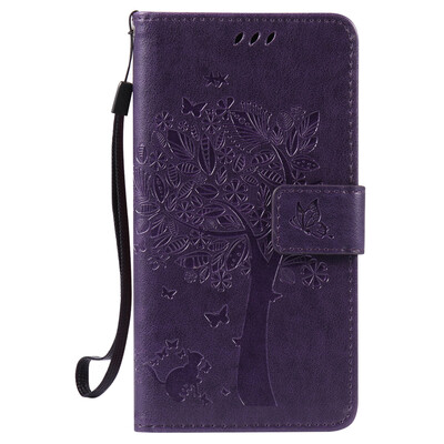 

Purple Tree Design PU кожа флип крышку кошелек карты держатель чехол для LG X POWER