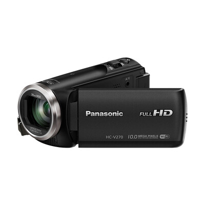 

Цифровая камера Panasonic (Panasonic) Цифровая камера высокой четкости Lumix HC-V270 черного цвета (90 раз интеллектуальная масштабирование 5-осевая оптическая стабилизация изображения WIFI / NFC V250)