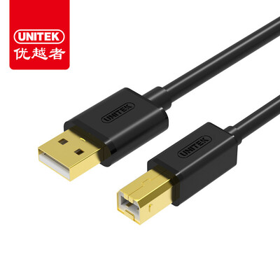 

UNITEK high-speed USB printer line 2 meters USB20 square print line AM BM data cable Canon HP Epson HP cable Y-C4001EBK