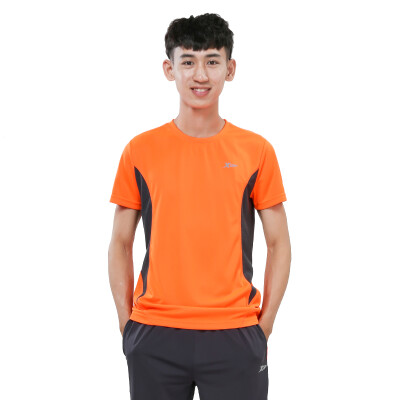

XTEP Men&39s Short Sleeve T-Shirt Sweatwear Sportswear Sweater Shorts T-Shirt T-shirt T-shirt 884229019153 Orange 3XL