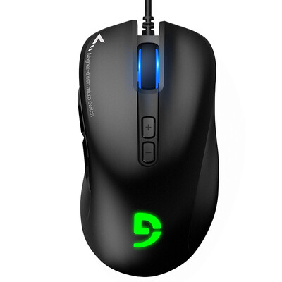 

Fuller Fühlen G90 magneto-optical wired mouse gaming mouse RGB dazzle power computer mouse black