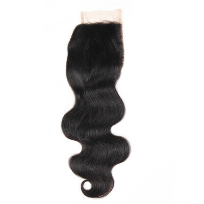 

Malaysian Virgin Hair Body Wave Lace Closure 44 Lace Closure Malaysian Body Wave 8A Grade Virgin Unprocessed Human Hair Closure