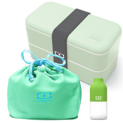 

Супермаркет] [Jingdong Monbento оригинальный двойной правил обед коробка спортивных бутылок набора личи порошок мешок