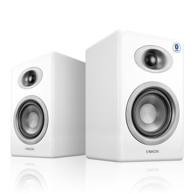 

Enke (ENKOR) MD30B активные книжные полки 2.0HIFI динамики Bluetooth аудио U диск NFC белый