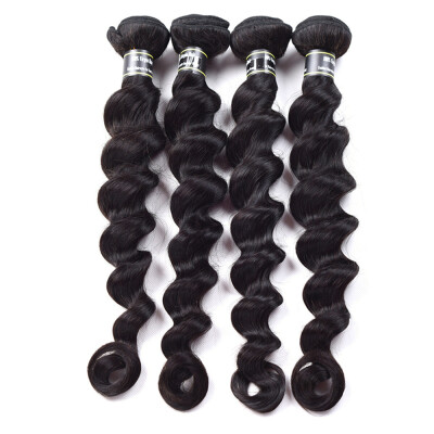 

Amazing Star Peruvian Loose Wave Virgin Hair 4 Bundles Loose Wave Human Hair Extensions Good Quality Bundles Hair Weft