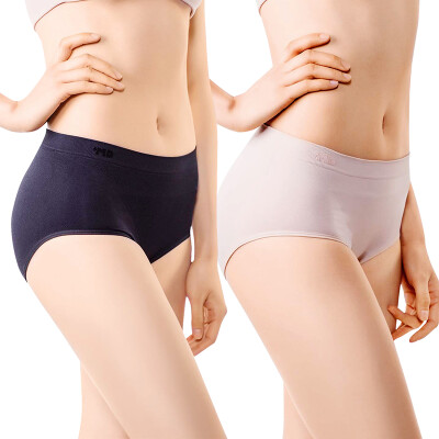 

Jingdong supermarket] MD body seamless waist triangle underwear sexy tight mention hip body pants ladies underwear 2 fitted