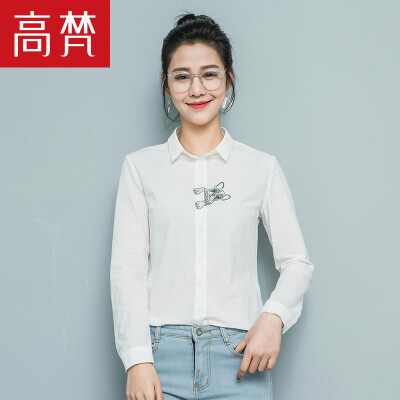 

GAO CHIQING GREAT WAY PLAYER LAPTLE SHIRT Женская длинная рукавная верхняя часть G1166154 White 175 / XXL