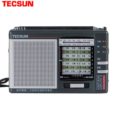 

Tecsun radio sound elderly four or six English listening college entrance examination test hearing full range second frequency miniature radio black R9701