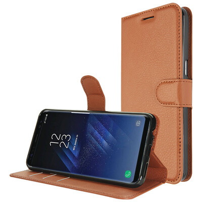 

KOOLIFE Samsung S8 + (SM-G9550) Чехол для чехла с чехлом / коляской для чехла для коляски для Samsung Galaxy s8 + класс для гостей - коричневый