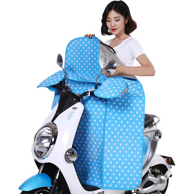 

Tattoo TUYUE summer electric car wind is sunscreen sun shields glove gloves motorcycle wind is increased battery car riding knee protection waterproof anti-light blue