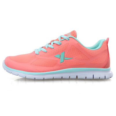 

XTEP) ladies fashion leisure retro breathable comfortable wild running shoes 985218119513 red and green 35