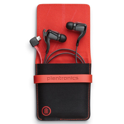 

Plantronics (Plantronics) BackBeat GO 2 черный стерео Bluetooth гарнитура + FitBit FLEX оранжевый браслет моды умные костюмы Broadwood