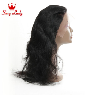 

Peruvian Body Wave 360 Lace Frontal 22"*4"*2" 8A Body Wave Lace Frontals With Baby Hair Pre Plucked frontal 100% Human Hair