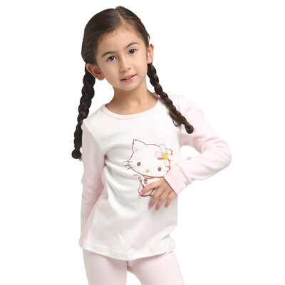 

VIV & LUL Children's underwear sets Women's cotton autumn and winter underwear sets DL418213 Pink 140cm