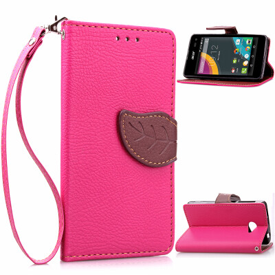 

Pink Design PU Leather Flip Cover Wallet Card Holder Case for Acer Liquid Z220