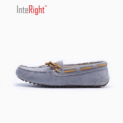 

INTERIGHT couple shoes casual shoes flat shoes driving shoes peas shoes gray 230 yards