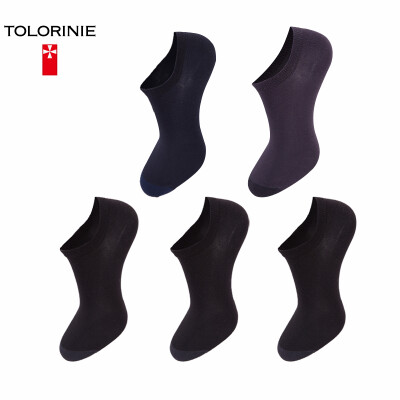 

TOLORINIE business men socks TOLORINIE business men socks copper fiber spring&summer cotton socks short socks back to the mouth invisible male socks K7476M0011 5 pairs of equipment