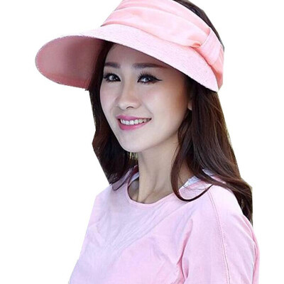 

【Jingdong Supermarket】 Meng Si Ke (MSEK) WMZ142002 ladies Korean version of the sun hat lace breathable empty top shade hat pink