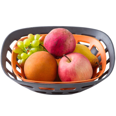 

Jingdong supermarket] COECO bamboo fiber drain basket kitchen vegetables blue fruit basket