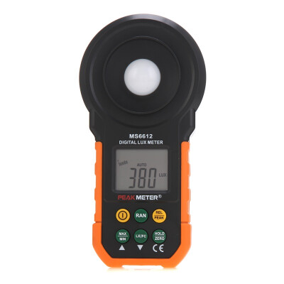 

Huayi (PEAKMETER) MS6612 illuminance meter illuminometer photometer photometer brightness meter