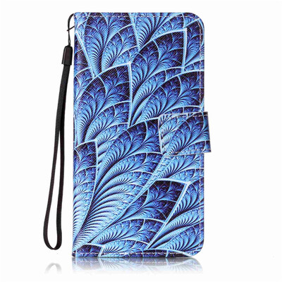 

Blue Dazzle Design PU Leather Flip Cover Wallet Card Holder Case for Sony Xperia XZ