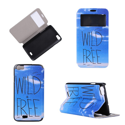 

Wild Free Design Кожа PU откидной крышки Кошелек для карты Держатель чехол для Wiko Lenny