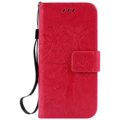 

Rose Tree Design PU Leather Flip Cover Wallet Card Holder Case for IPHONE 7