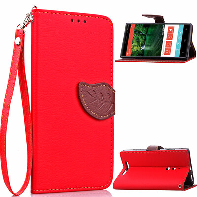 

Red Design PU Leather Flip Cover Wallet Card Holder Case for Nokia Lumia 830