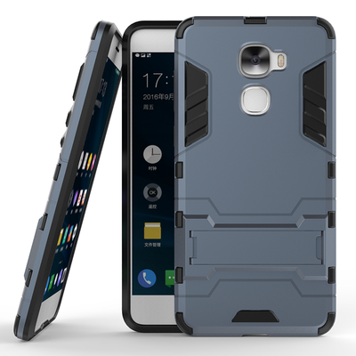 

Dark blue Slim Robot Armor Kickstand Shockproof Hard Rugged Rubber Back Case For letv Pro 3