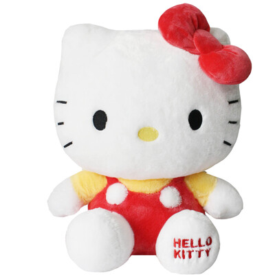 

Hello Kitty Kitty Cat KT Плюшевые игрушки Кукла Кукла Кукла Кукла Подушка 17-дюймовый классический сидения KT (красный) KT1338