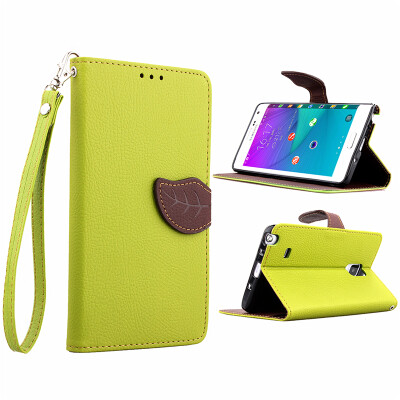 

Green Design PU Leather Flip Cover Wallet Card Holder Case for Samsung Galaxy Note Edge/N9150