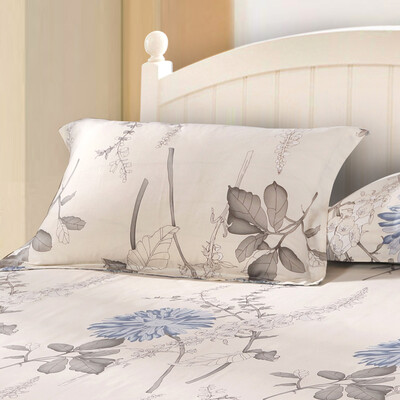 

Плющ (AVIVI) Хлопчатобумажная наволочка 40 Хлопок Twill Print Pillow Case 1 Pack 48 74 Поток воды
