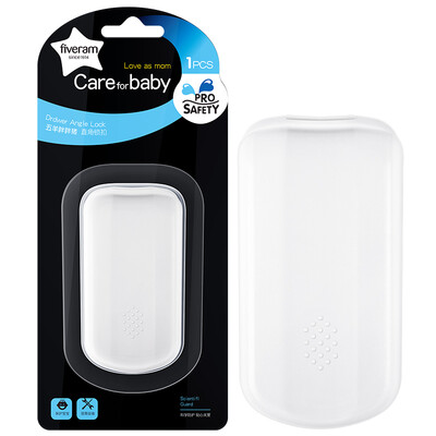 

Jingdong supermarket] Wuyang (FIVERAMS) fat pig baby safety right angle lock baby safety lock (white) 2 loaded